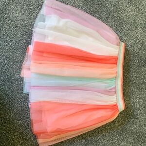 Girls pastel rainbow mesh skirt. Size 6. Brand 365 kids from Granimals